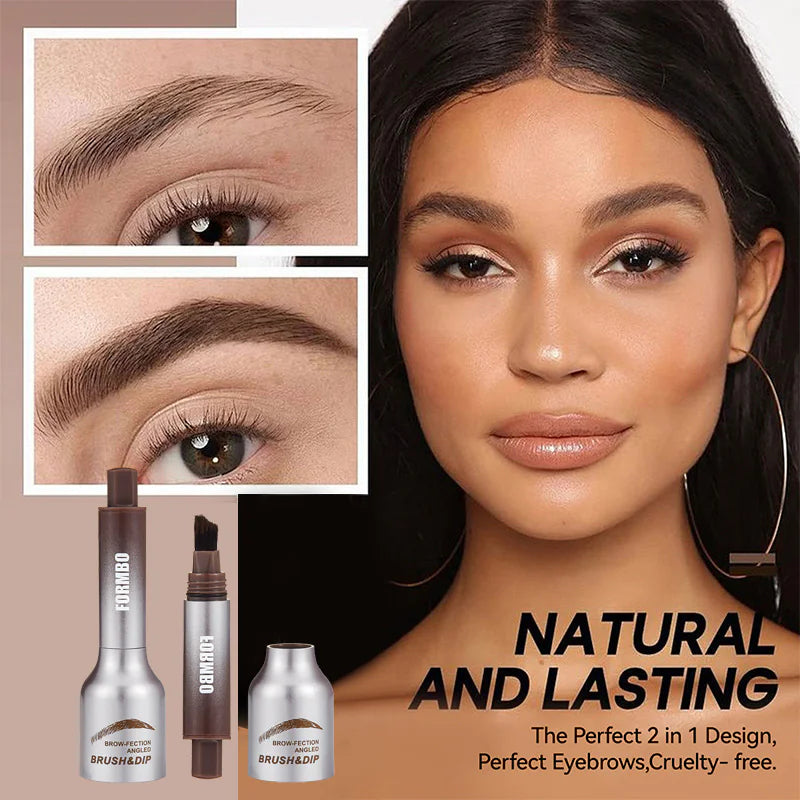 3D Eyebrow Brush with Pressing Head Eyebrow Cream Rieworkes