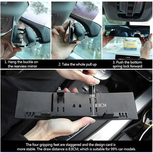 Universal Anti-glare Wide-angle Car Rearview Mirror Rieworkes