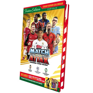 Topps Match Attax 24/25 - Advent Calendar - 120 Match Attax cards including 24 all new Festive cards plus a guaranteed new and exclusive Gold-Edge card! Mimarta