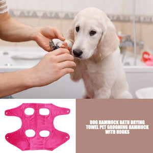 Portable Pet Dog Cat Grooming Hanging Hammock Harness Breathable Groom Helper US Mimarta