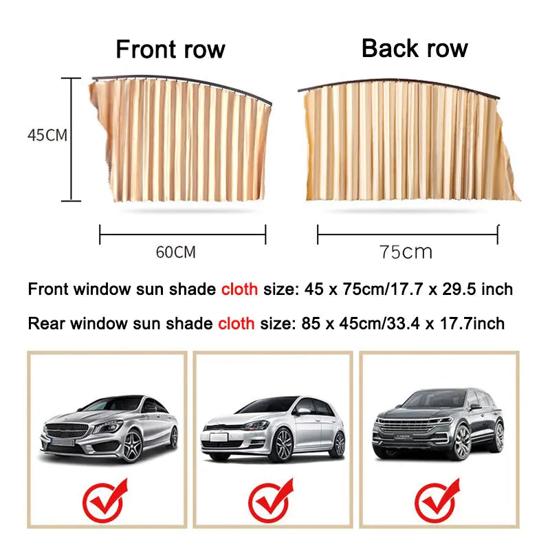 Magnetic Side Window Curtain Rieworkes