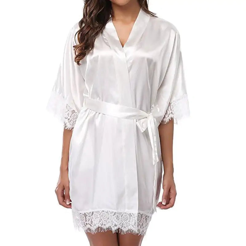Kimono Style Silk Robe Rieworkes
