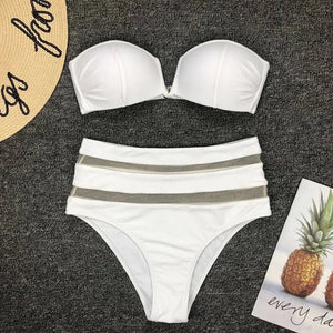 Padded Bathing Suit Bikinis Set Rieworkes