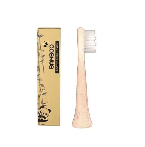 Organic Bamboo Biodegradable Electric Toothbrush Head Rieworkes
