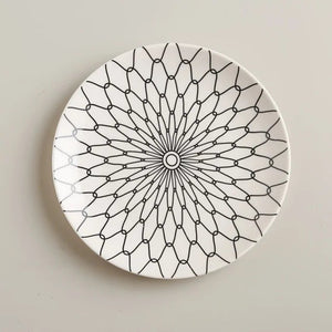 Geometric Pattern Ceramic Plate Rieworkes