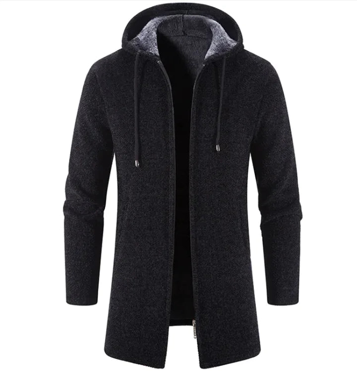 Men's All-Season Fleece-Lined Trend Cardigan – Versatile and Stylish Rieworkes