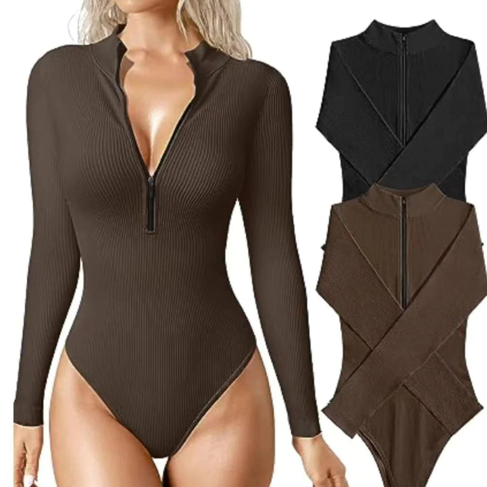 Seamless Women's Bodysuit Long Sleeve Rieworkes