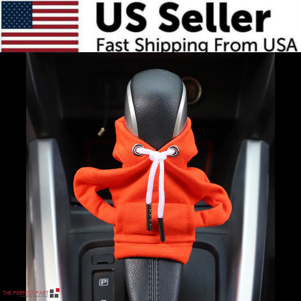 Car Gear Shift Cover Mini Hoodie Gear Shift Cover for Car Shifter Interior Trim Rieworkes