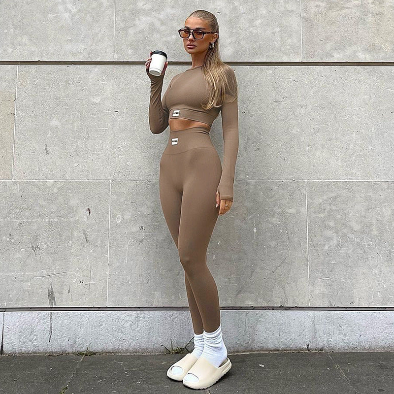 S26651 Women's Casual Color-Blocking Yoga Outfit Mimarta