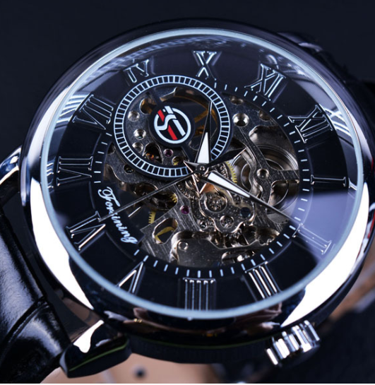 Men's Hollow Design Mechanical Watch Mimarta