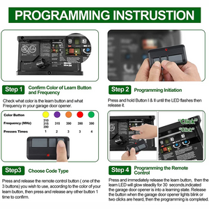 2 For Chamberlain LiftMaster Garage Door Opener Remote 893LM 953EV-P2 Learn Mimarta