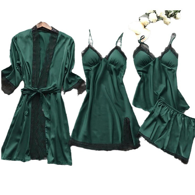 Summer Sexy Women's Loungewear Pajama Set (4 Pieces) Mimarta