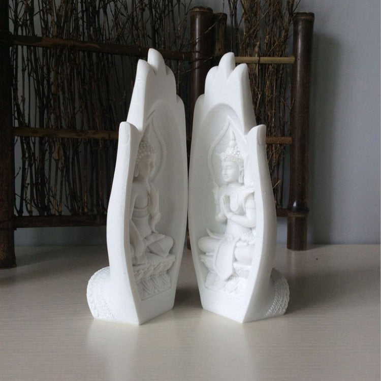Creative Resin Buddha Hand Sculpture for Home Decor Mimarta