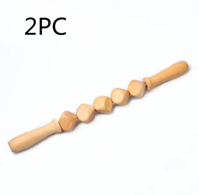 Wooden Anti-Cellulite Hand Massage Roller Set (Multiple Options) Mimarta