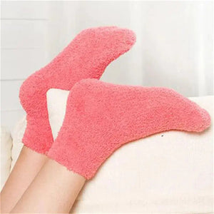 Women's Bed Socks Pure Color Rieworkes