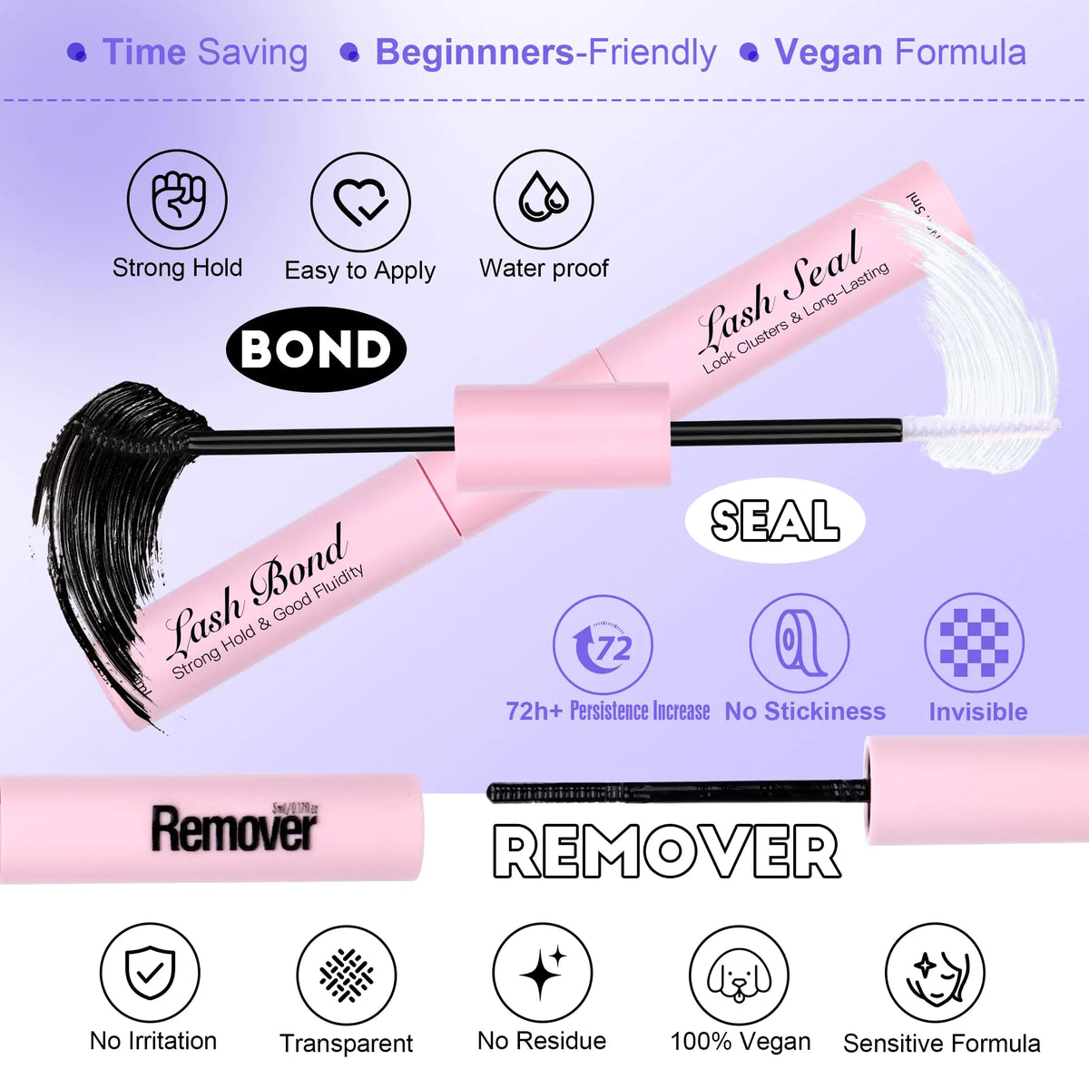 Pawotence Lash Extension Kit DIY 280pcs Individual Lash Clusters Kit 9-16mm 40D Cluster Eyelash Extension Kit with Lash Bond and Seal, Lash Remover, Lash Tweezers for Self Use (40D, 9-16mm, All Kit) 40D KIT all prestige Rieworkes