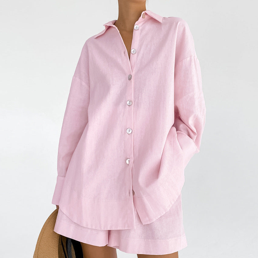 2023 Summer Women's Loose Fashion Pajama Set (2 Pieces) Mimarta