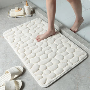 Non-Slip Embossed Bathroom Mat Rieworkes