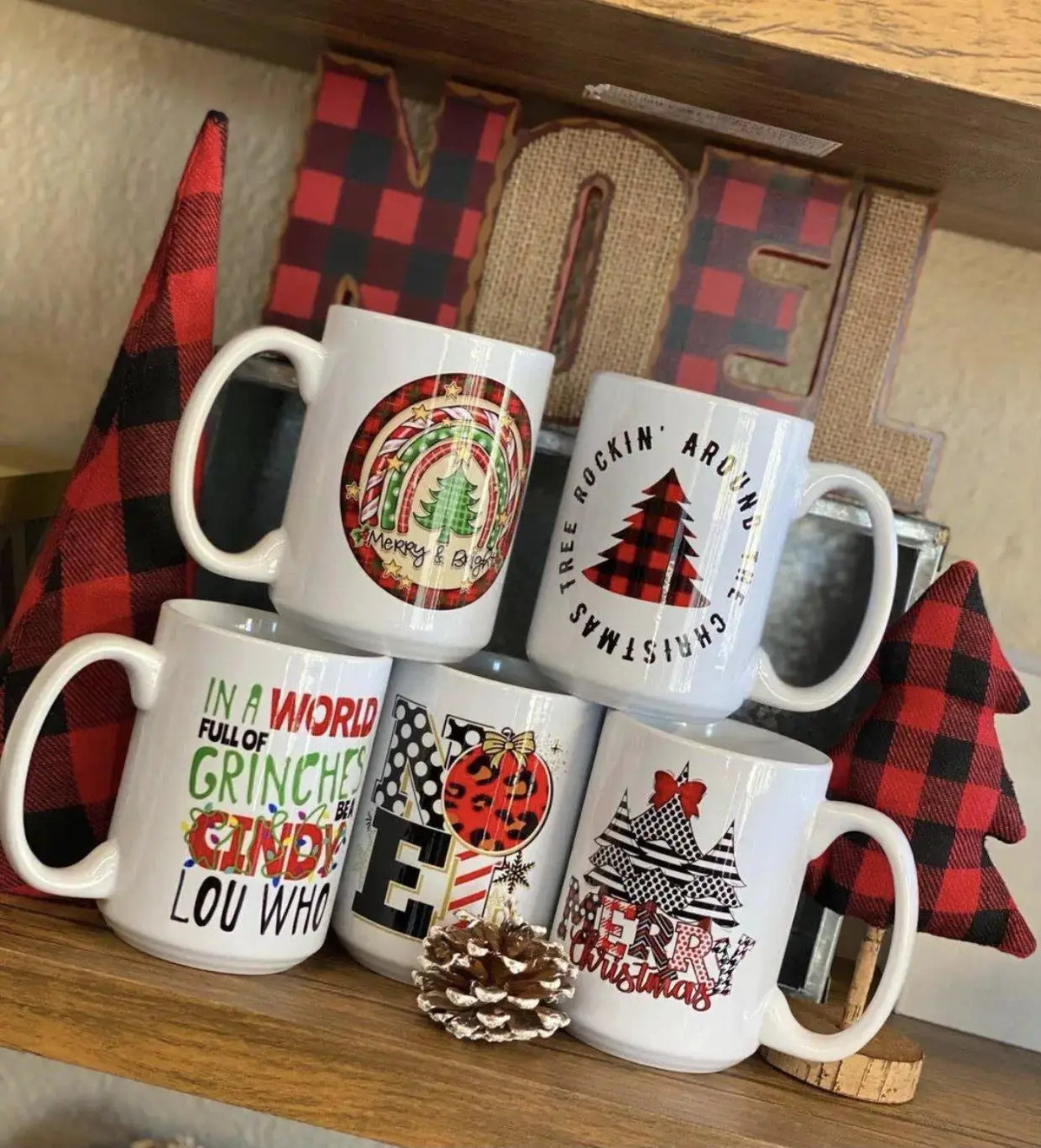 Christmas Mugs Rieworkes