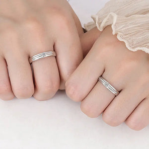 Simple Couple Rings for Men and Women Fashion Rieworkes
