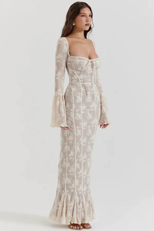 Sexy Lace Backless Slim Outfits Rieworkes