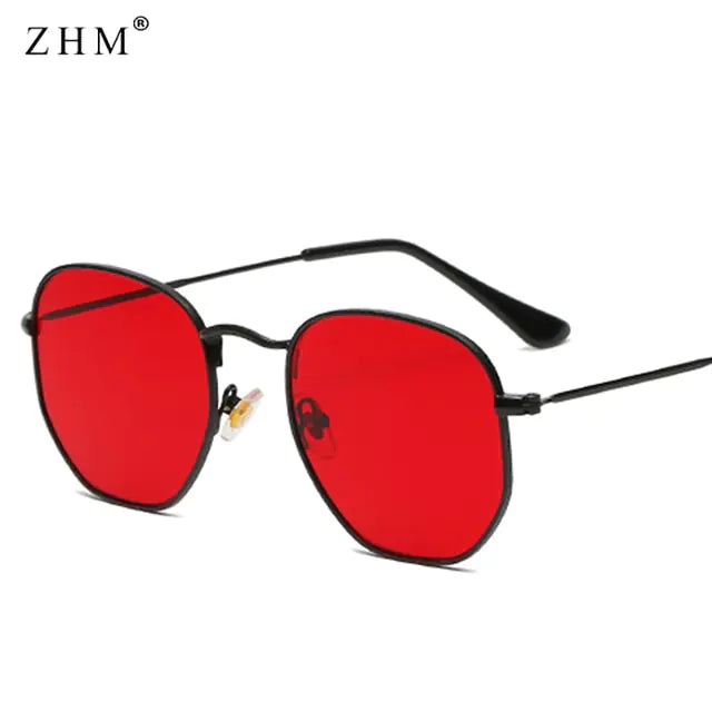 Luxury Sunglasses Classic Square Metal Frame Rieworkes