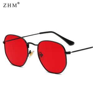 Luxury Sunglasses Classic Square Metal Frame Rieworkes
