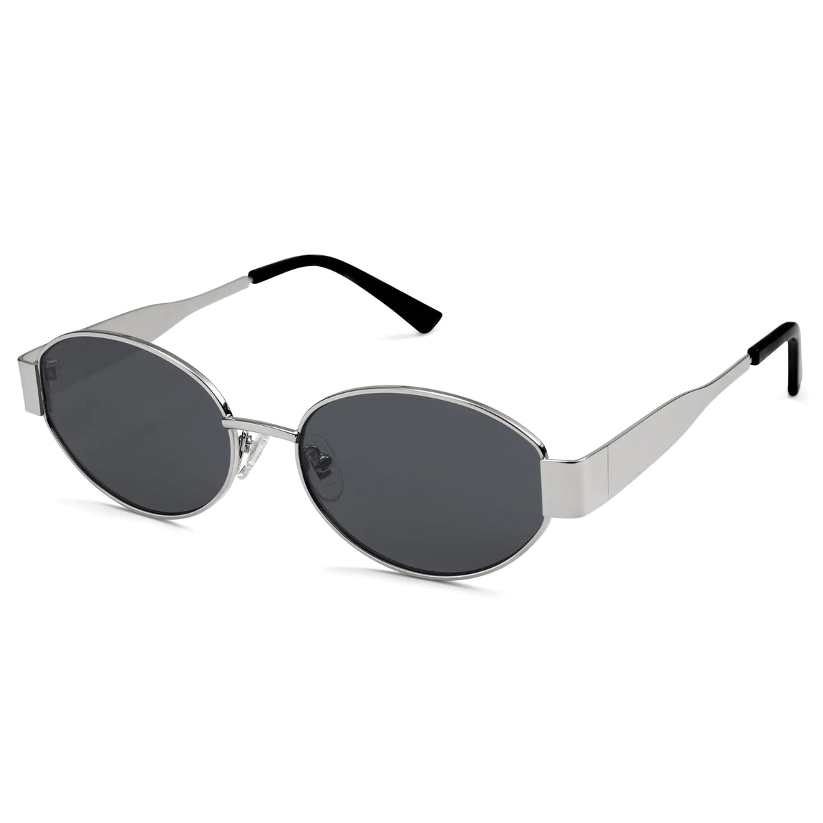 SOJOS Retro Oval Sunglasses for Women Men Trendy Sun Glasses Classic Shades UV400 Protection SJ1217 Gold/Grey Rieworkes