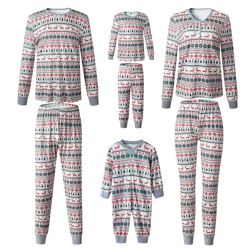 Family Matching Christmas Pajamas Set Rieworkes
