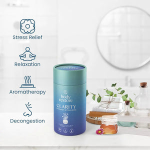 Body Restore Shower Steamers Aromatherapy 6 Pack, Relaxation Birthday Gifts for Women and Men, Stress Relief and Luxury Self Care - Variety 6 Count (Pack of 1) Clarity Rieworkes