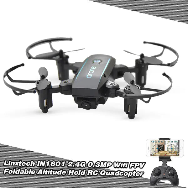 Mini Foldable WIFI Drone with 720P Camera (RC Quadcopter) Mimarta