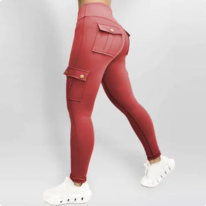 High Elastic Fitness Workwear Pants with Pockets for Women Rieworkes