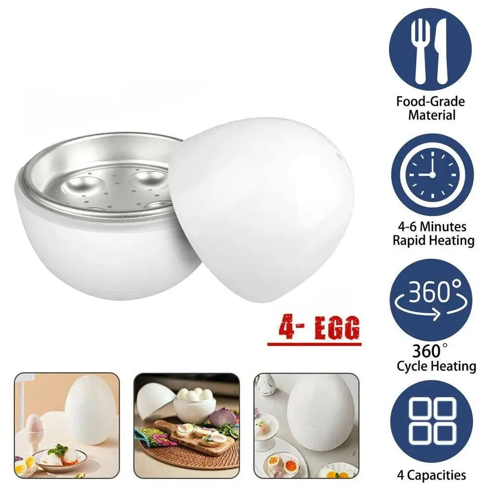 Microwave Egg Steamer Boiler Cooker Rieworkes