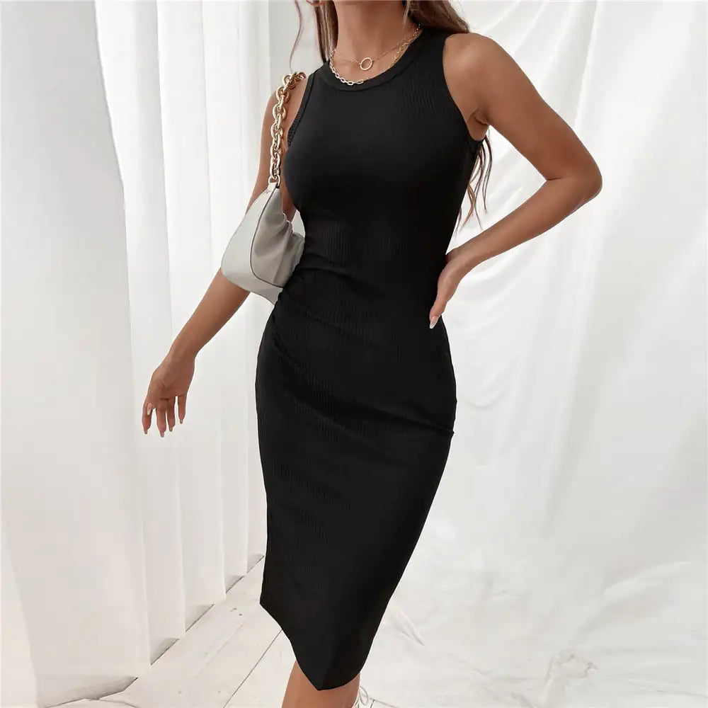 Slim Fit Women's Tank Top Dress Mimarta