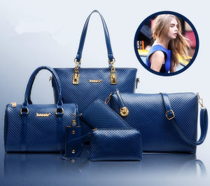 Fashionable Women's Handbag Set - 6 Pieces (2018) Mimarta