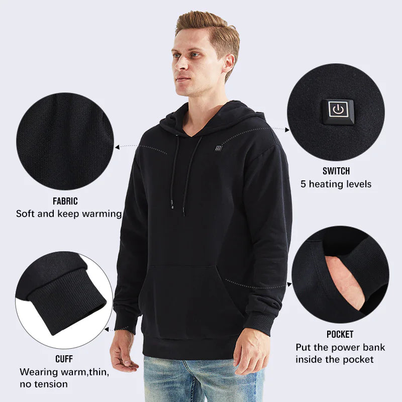 Heated Winter Hoodie Mimarta