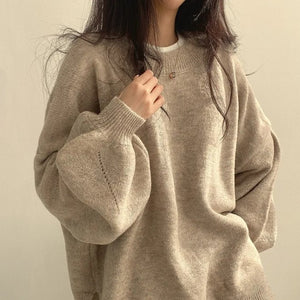 Woman Loose Sweater Mimarta