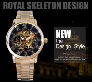 Men's Hollow Design Mechanical Watch Mimarta