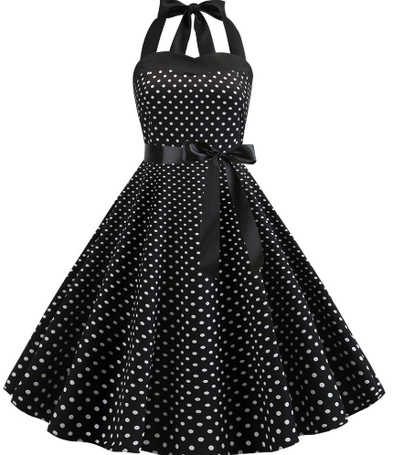 Vintage Polka Dot Strapless Maxi Dress for Women Mimarta