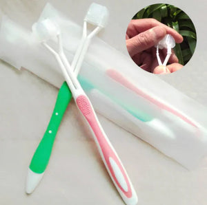 Three-headed toothbrush three-sided toothbrush Rieworkes