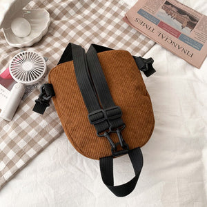 Women’s Corduroy Mini Backpack Mimarta