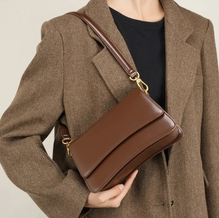 Trendy Crossbody Leather Shoulder Bag Rieworkes