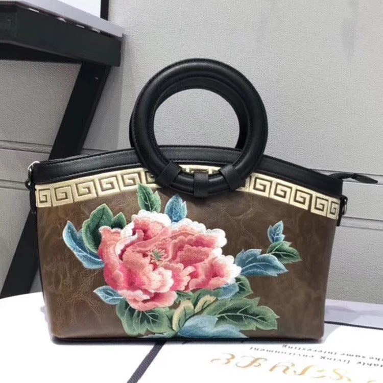 Embroidered Handbag for Women with Qipao Design Mimarta