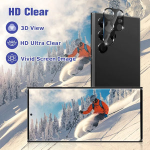 Tempered Glass Screen Protector Lens Hydrogel For Samsung S23 S22 Ultra Plus USA Rieworkes