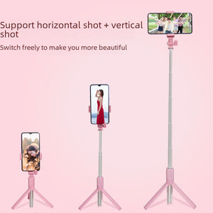 J861 Dual Light Bluetooth Selfie Stick with Tripod & LED Ring Light Mimarta