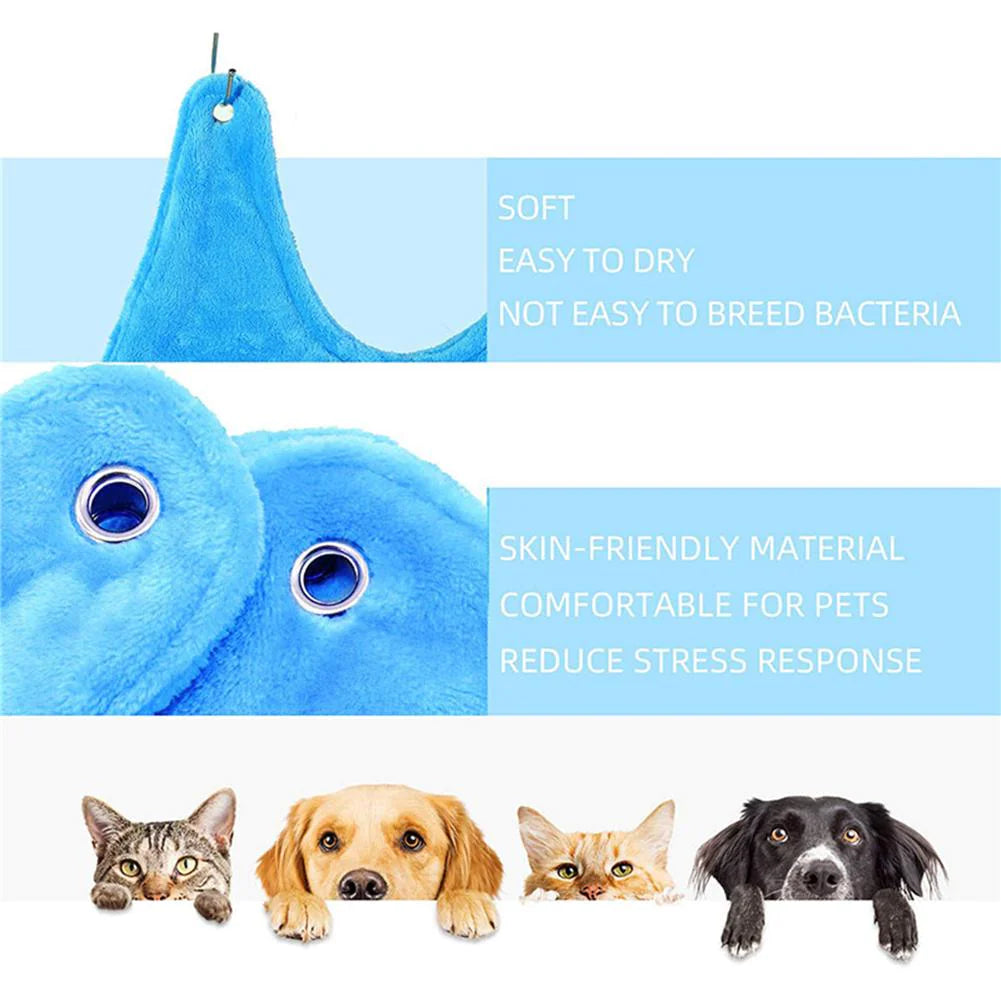 Portable Pet Dog Cat Grooming Hanging Hammock Harness Breathable Groom Helper US Mimarta