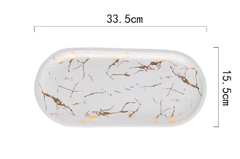 Nordic Style Fish Plate - Creative Ceramic Dish Mimarta