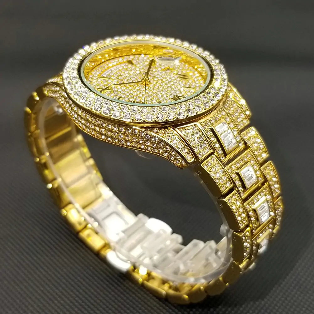Men's Luxury Crystal Watches Rieworkes