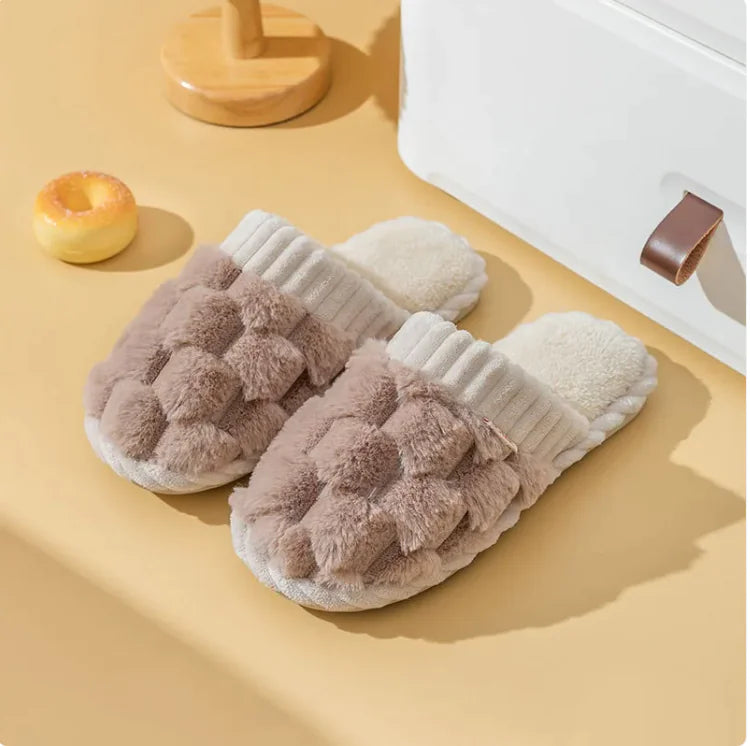 Cozy Cotton Winter Slippers for Women Rieworkes