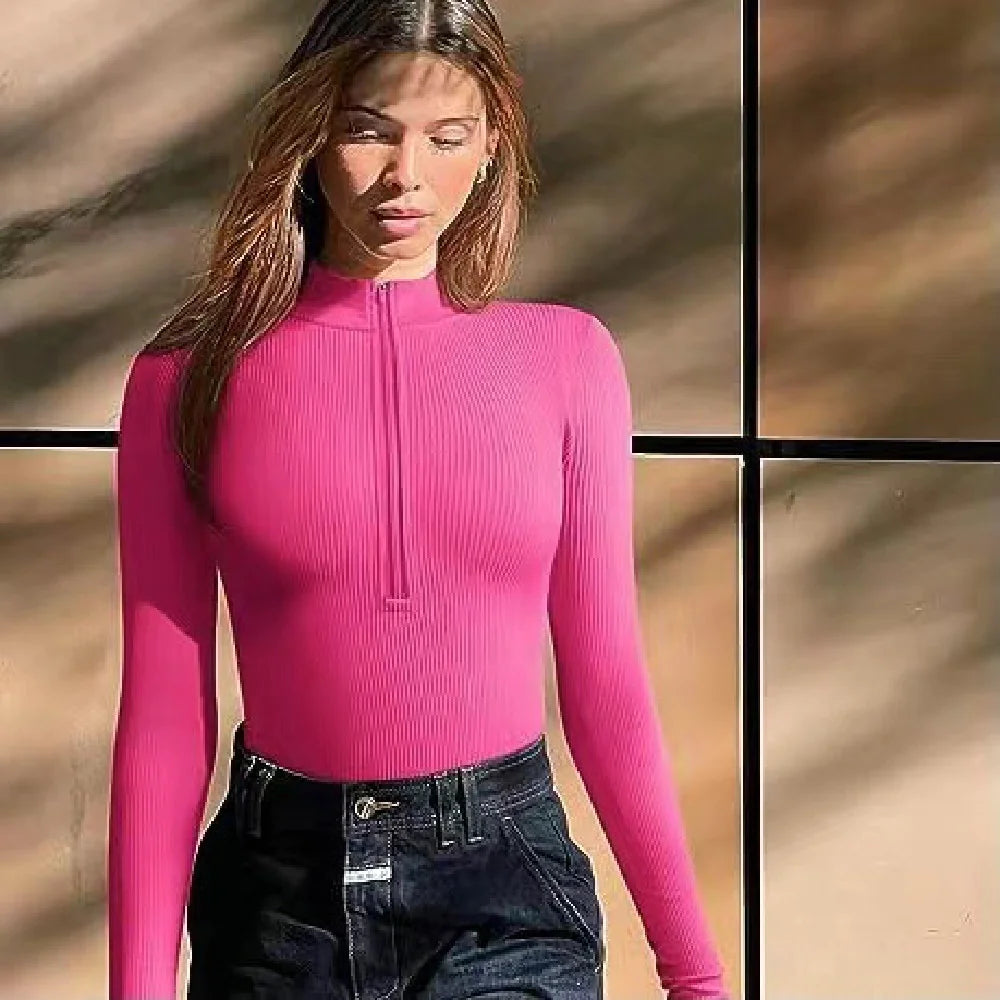 Seamless Women's Bodysuit Long Sleeve Rieworkes